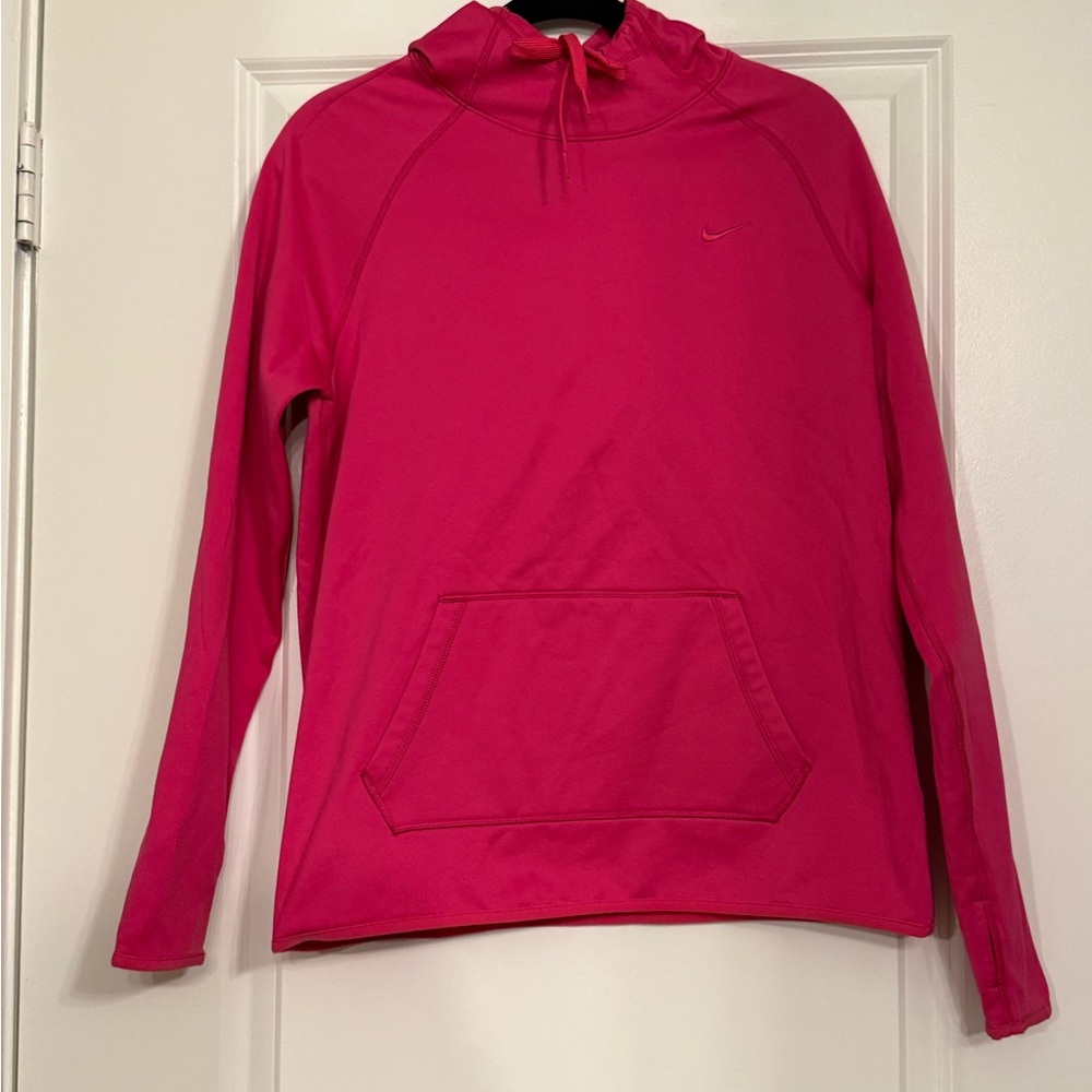 Nike Women's Therma-FIT All Time Pullover Hoodie Pink Size Medium